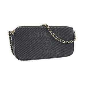 Chanel straw Wallet bag sse
